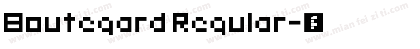 Boutegard Regular字体转换